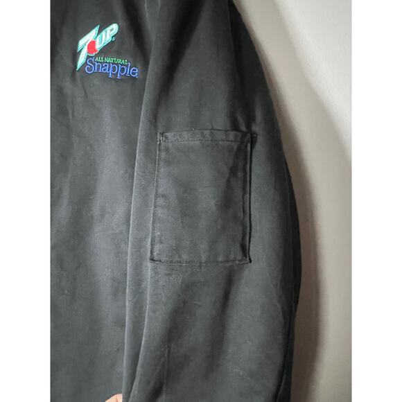 Red Kap Jacket Large RARE 7-Up Snapple 90s Promo Uniform Quilted Workwear - Picture 10 of 10